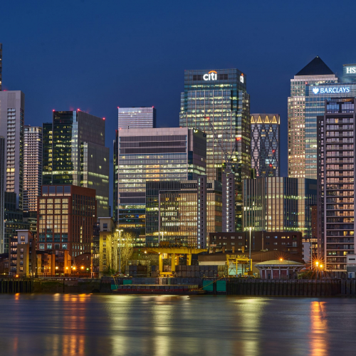 Canary Warf Night View