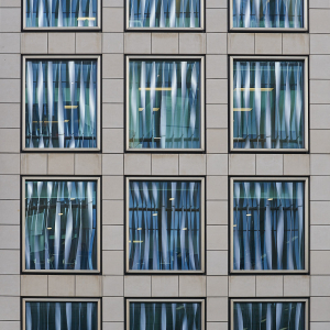 Abstract architecture office windows